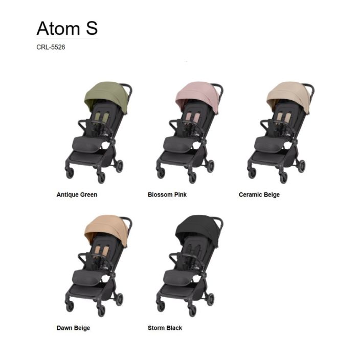 Коляска прогулочная CARRELLO Atom S CRL-5526 Blossom Pink