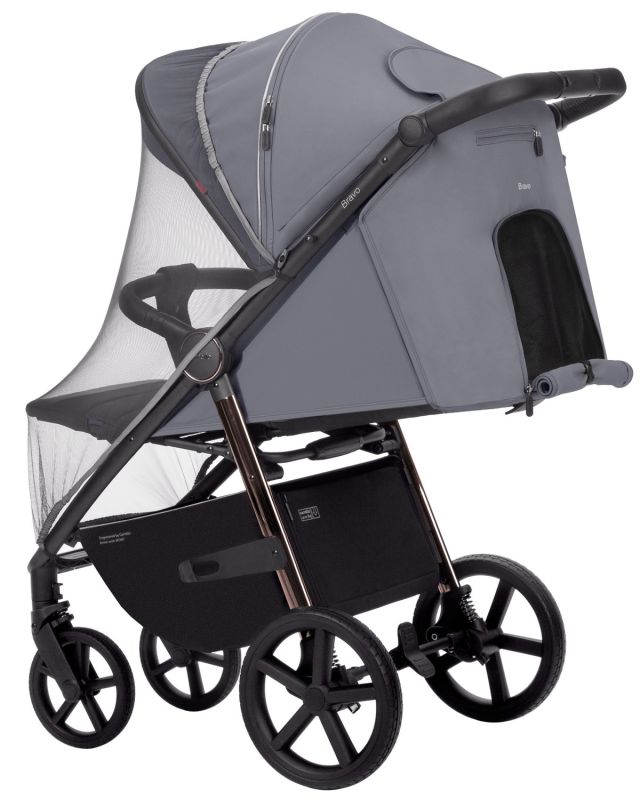 Коляска прогулочная Carrello Bravo 2023 Plus Storm Grey