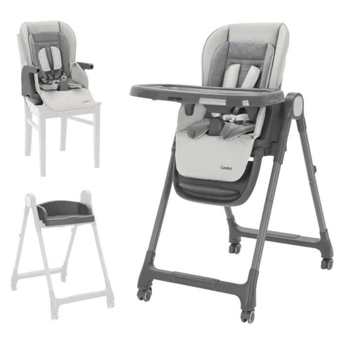 Стульчик для кормления CARRELLO Comfort CRL-9506 Royal Grey