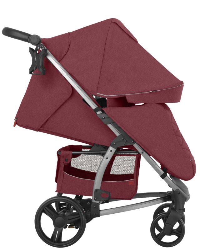 Коляска прогулочная CARRELLO Vista CRL-8505 Ruby Red +дощовик L /1/ MOQ