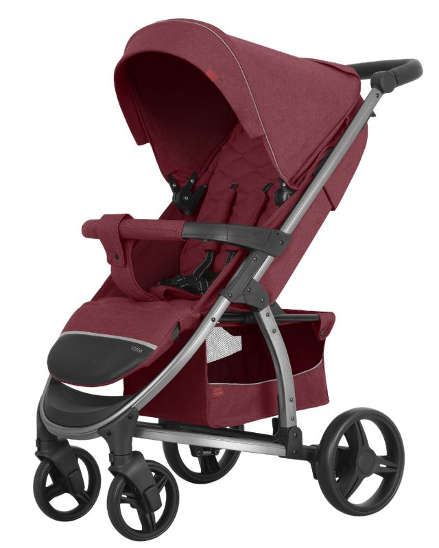 Коляска прогулочная CARRELLO Vista CRL-8505 Ruby Red +дощовик L /1/ MOQ