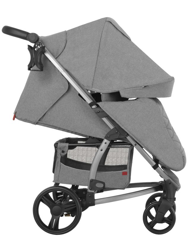 Коляска прогулочная CARRELLO Vista CRL-8505 Steel Grey +дощовик L /1/ MOQ