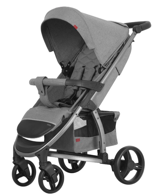 Коляска прогулочная CARRELLO Vista CRL-8505 Steel Grey +дощовик L /1/ MOQ