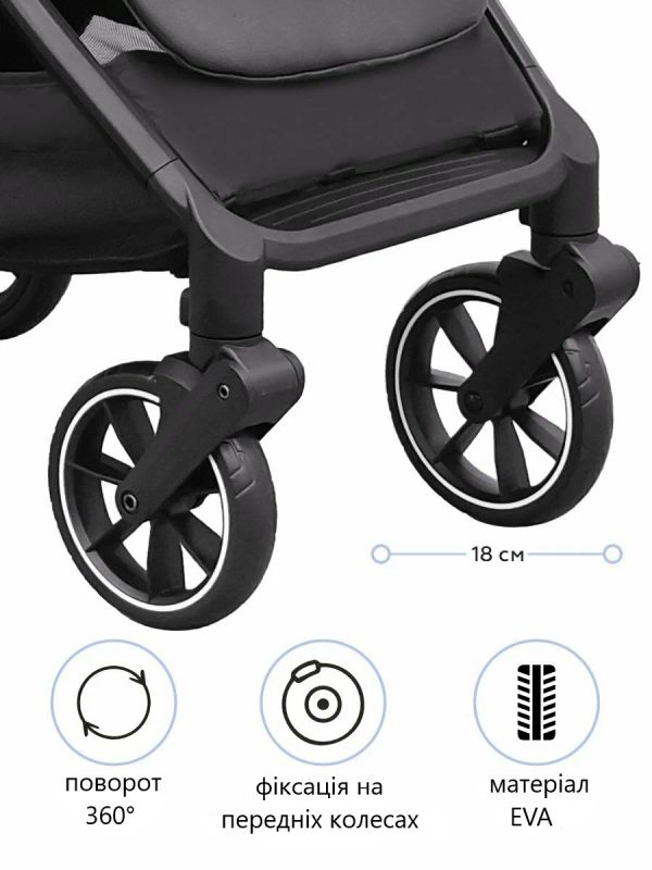 Прогулянкова коляска CARRELLO Forza CRL-5535 Aero Blue