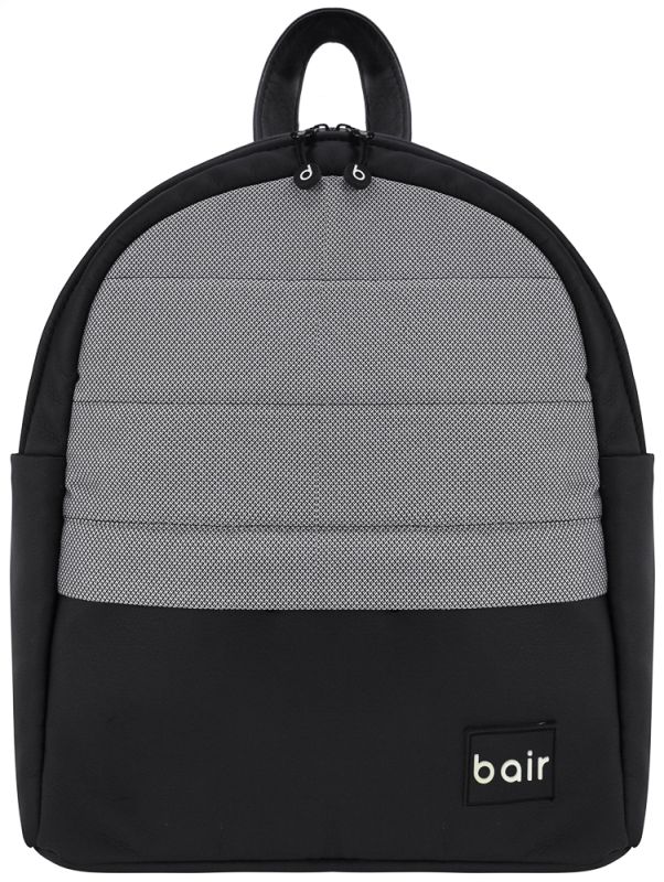 Коляска 2 в 1 Bair Kiwi Soft BKS-00/22 черный - светло-серый