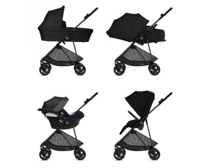 Прогулянкова коляска Cybex Melio Carbon (Deep Black)