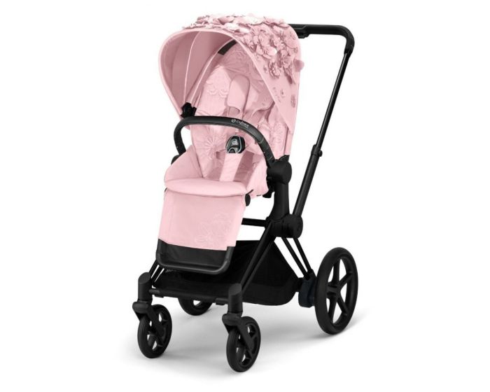 Коляска 2 в 1 Cybex Priam (Simply Flowers Pale Blush)