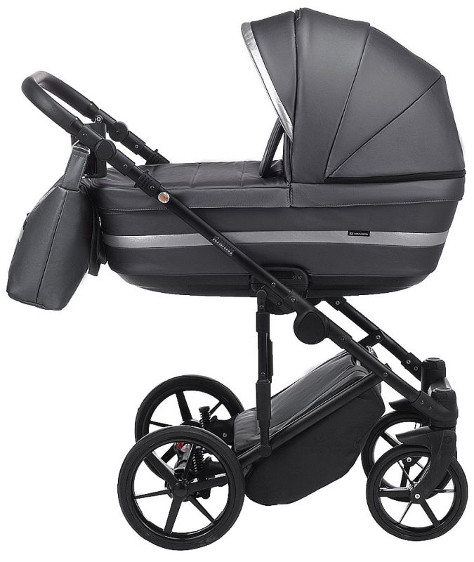 Коляска 2 в 1 Adamex Rimini ECO кожа 100% RI-211
