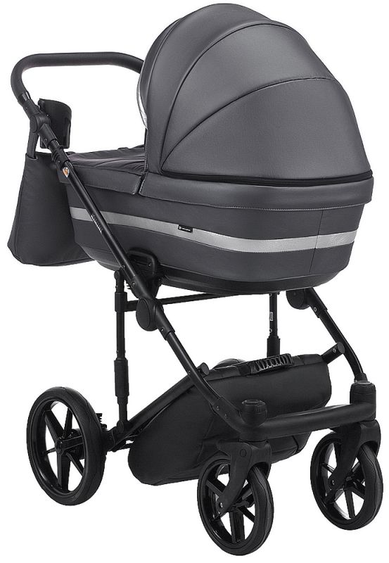 Коляска 2 в 1 Adamex Rimini ECO кожа 100% RI-211