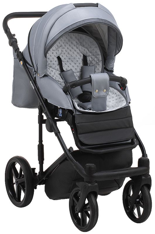 Коляска 2 в 1 Adamex Rimini ECO кожа 100% RI-243