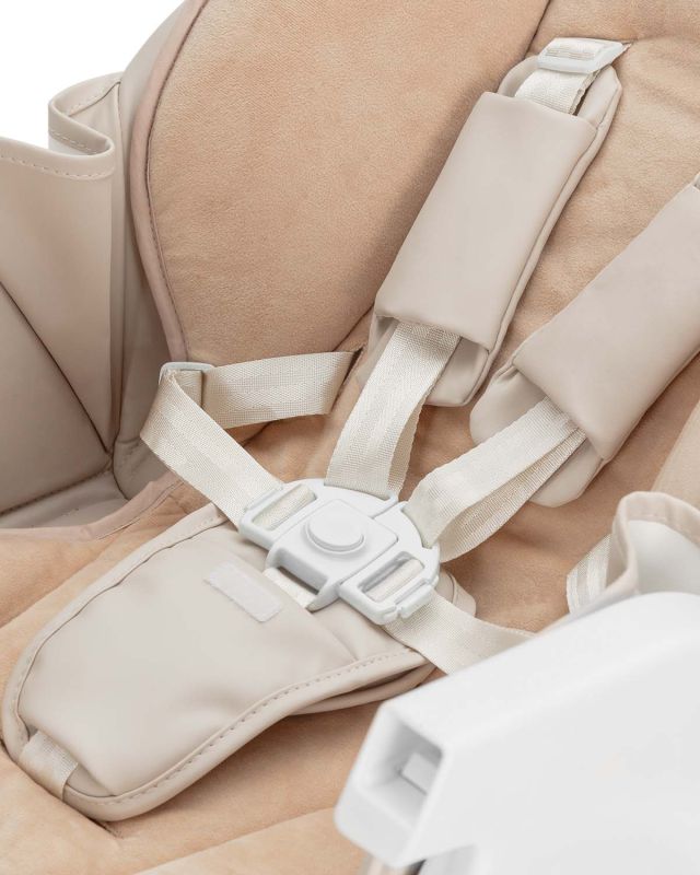 Cтульчик для кормления с функцией автоматического укачивания CARRELLO Alto CRL-10307 Almond Beige
