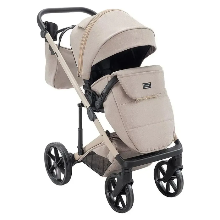Коляска 2 в 1 Adamex Dolce Natura 4 Cappuccino