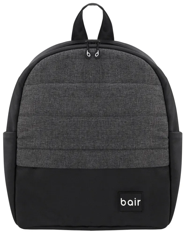 Коляска 2 в 1 для двойни Bair Kiwi DUO Soft BKS-219 графит