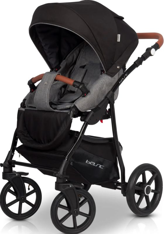Коляска 2 в 1 Riko Basic 01 Antracite