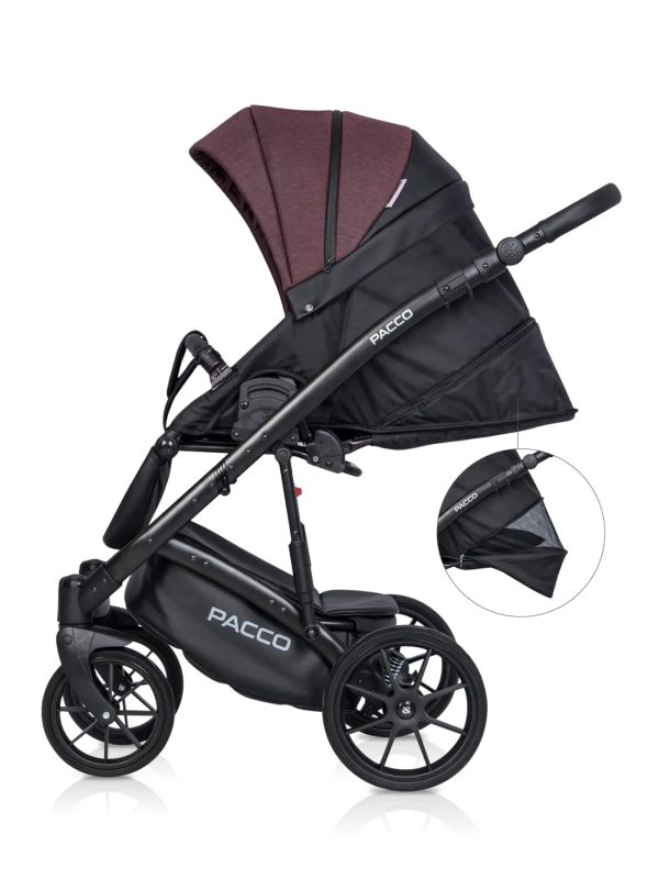 Коляска 2 в 1 Riko Pacco 01 Plum