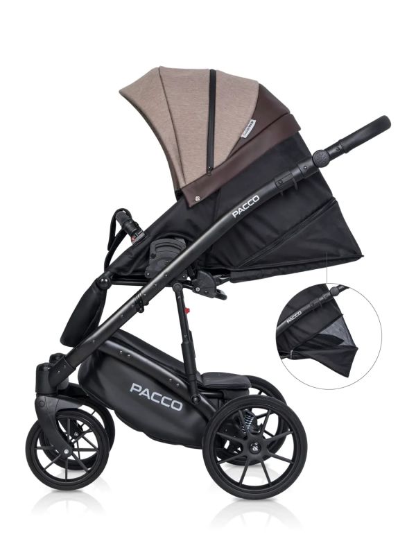 Коляска 2 в 1 Riko Pacco 07 Mokka