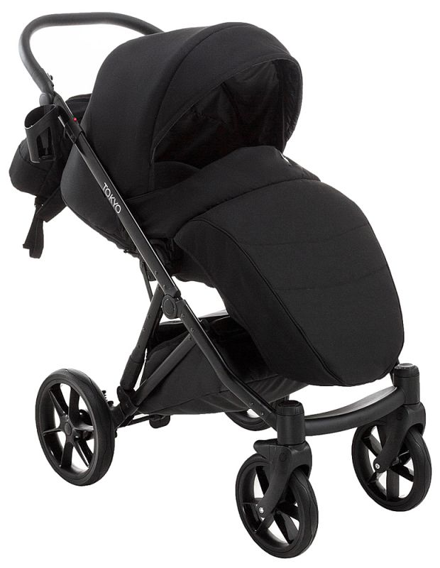Коляска 2 в 1 Bair Tokyo Soft 2 черный