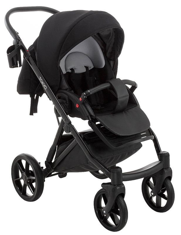 Коляска 2 в 1 Bair Tokyo Soft 2 черный