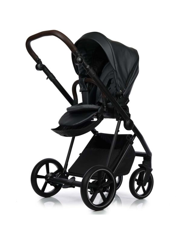Коляска 2 в 1 Roan ivi Pearl Black ECO 2.0