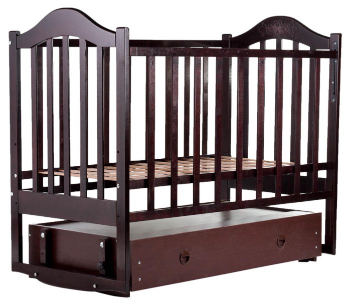 Кровать Babyroom Дина D303 маятник, ящик  венге