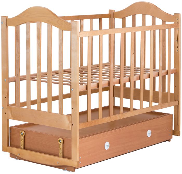 Кровать Babyroom Дина D304 маятник, ящик  лакированная