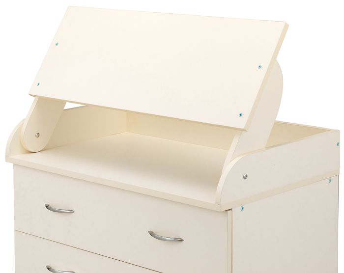 Пеленальный комод Babyroom Комод 4 тел.Big 102x80x50  ваниль