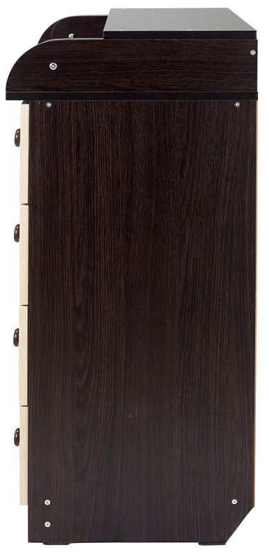 Пеленальный комод Babyroom Комод 4 тел.Big 102x80x50  венге-дуб молочный