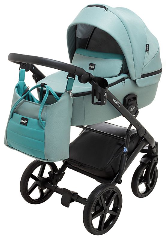 Коляска 2 в 1 Bair Marcel Soft BM-028 нефрит