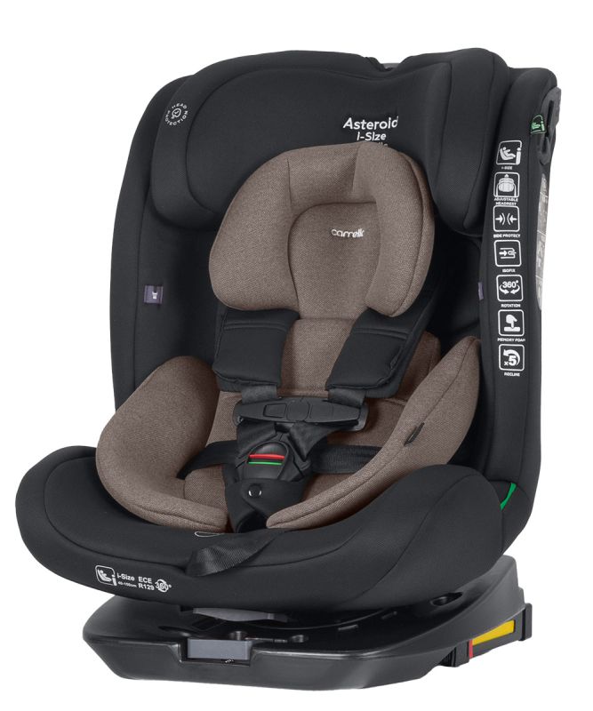 Автокресло CARRELLO Asteroid i-Size CRL-17001 Lunar Beige 40-150см ISOFIX с поворотом