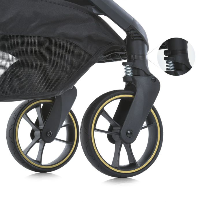 Прогулочная коляска El Camino BEYA ME 1127-G Black