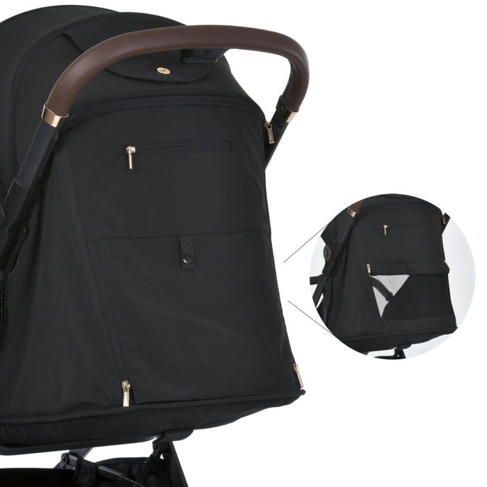 Прогулочная коляска El Camino BEYA ME 1127-G Black