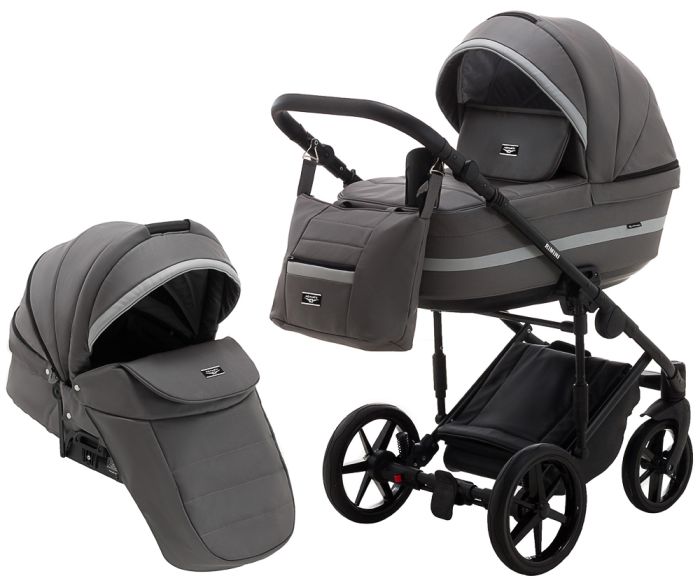 Коляска 2 в 1 Adamex Rimini ECO кожа 100% RI-260