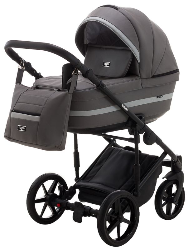 Коляска 2 в 1 Adamex Rimini ECO кожа 100% RI-260