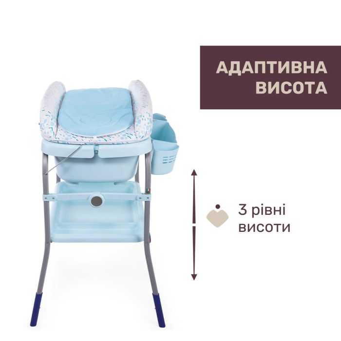 Столик для пеленания Chicco с ванночкой Cuddle & Bubble Ocean