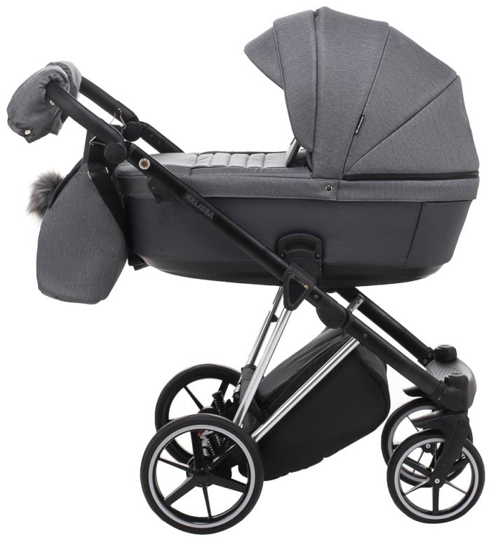 Коляска 2 в 1 Adamex Belissa Special Edidion (Chrome) PS-609