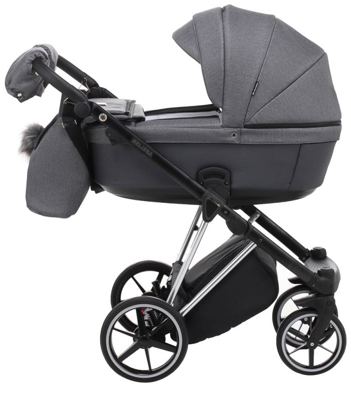 Коляска 2 в 1 Adamex Belissa Special Edidion (Chrome) PS-609