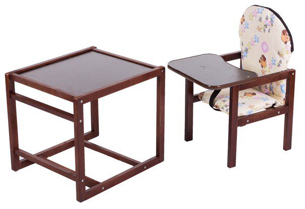 Стульчик- трансформер Babyroom Карапуз-120 тонированный МДФ столешница бежевый (винни пух) бежевый (винни пух)