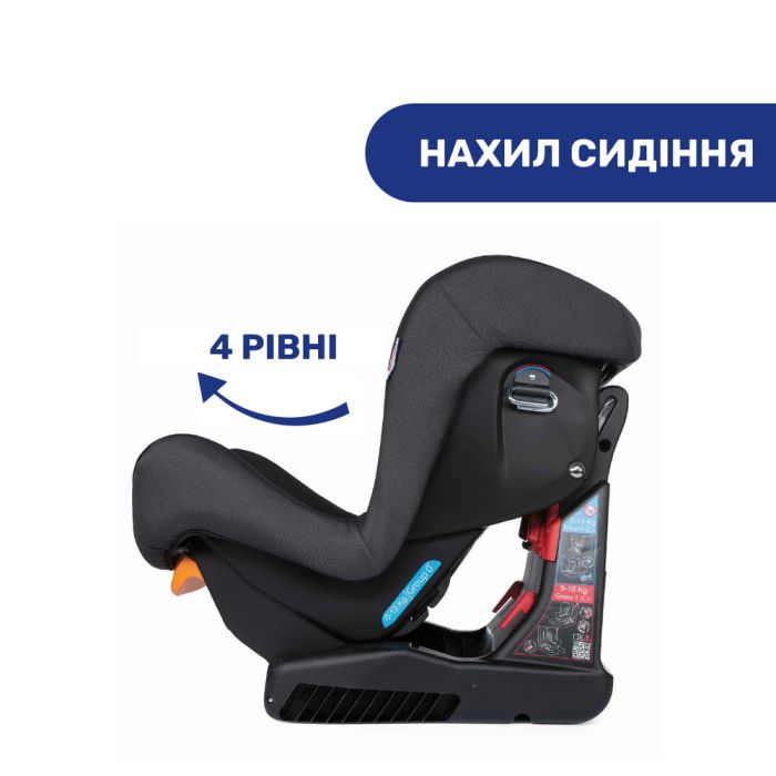 Автокресло Chicco Cosmos, группа 0+/1 Jet Black
