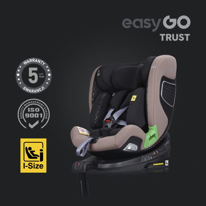 Автокресло EasyGo Trust Isofix Taupe