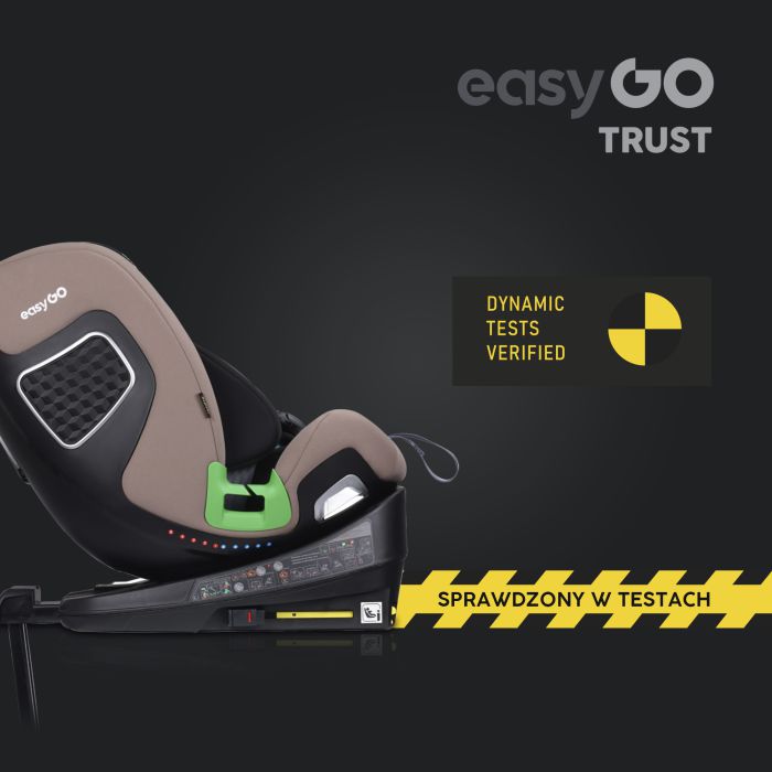 Автокресло EasyGo Trust Isofix Taupe