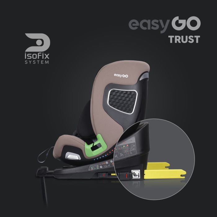 Автокресло EasyGo Trust Isofix Taupe
