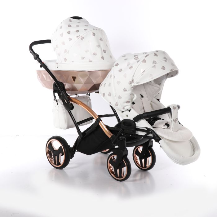 Коляска для двойни Junama Glow Duo Slim 01