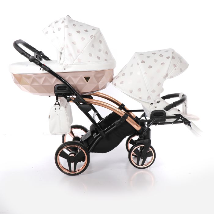 Коляска для двойни Junama Glow Duo Slim 01