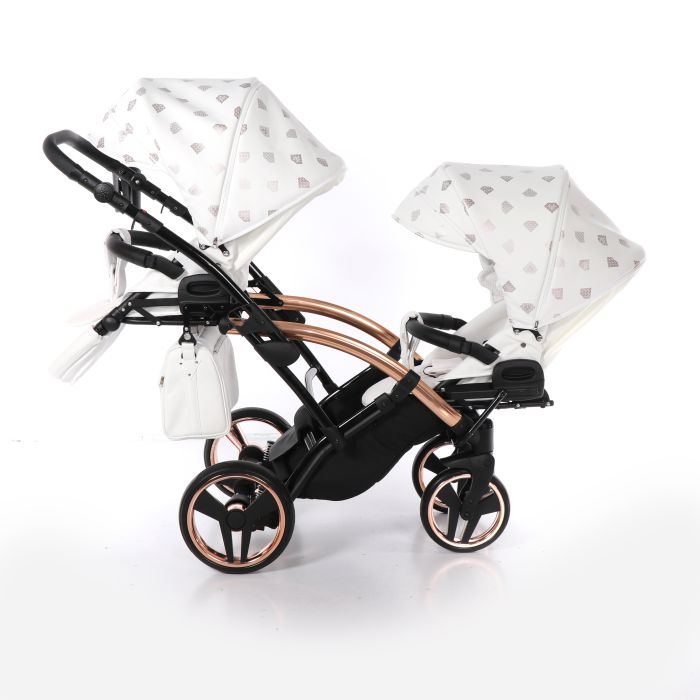 Коляска для двойни Junama Glow Duo Slim 01
