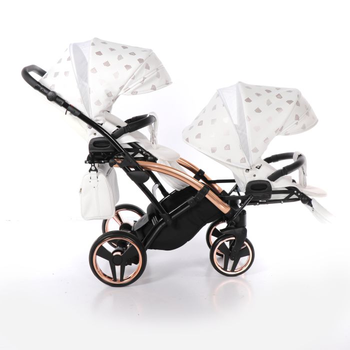 Коляска для двойни Junama Glow Duo Slim 01
