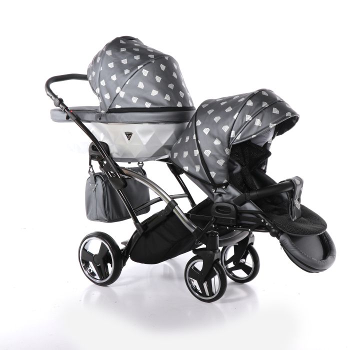 Коляска для двойни Junama Glow Duo Slim 04