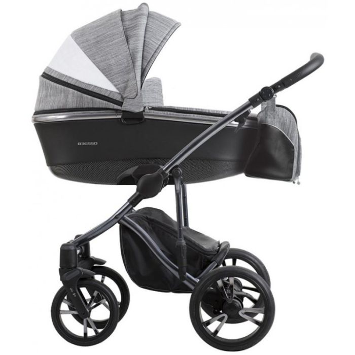 Коляска 2 в 1 Bebetto Bresso Premium DARK 01