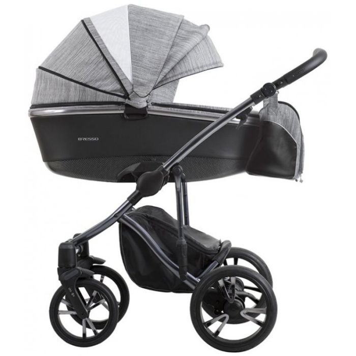 Коляска 2 в 1 Bebetto Bresso Premium DARK 02