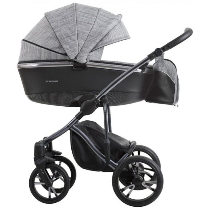 Коляска 2 в 1 Bebetto Bresso Premium DARK 02