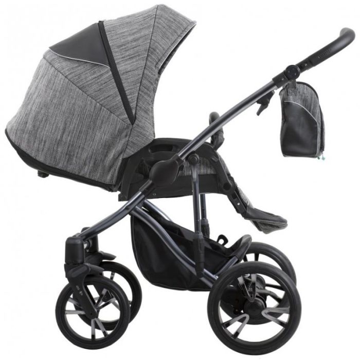Коляска 2 в 1 Bebetto Bresso Premium DARK 01